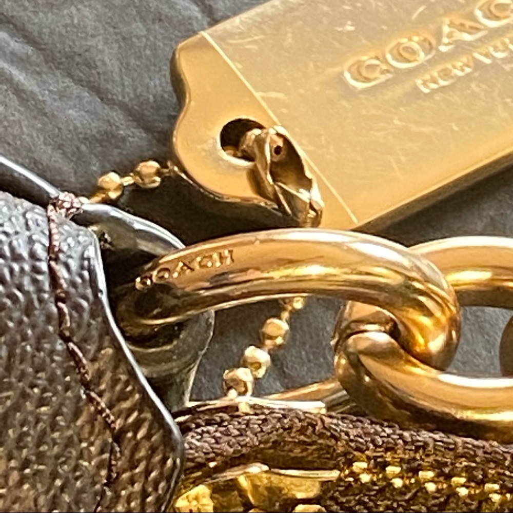 SOLD- COACH Large Crossbody Monogram Canvas - Picture 2 of 14